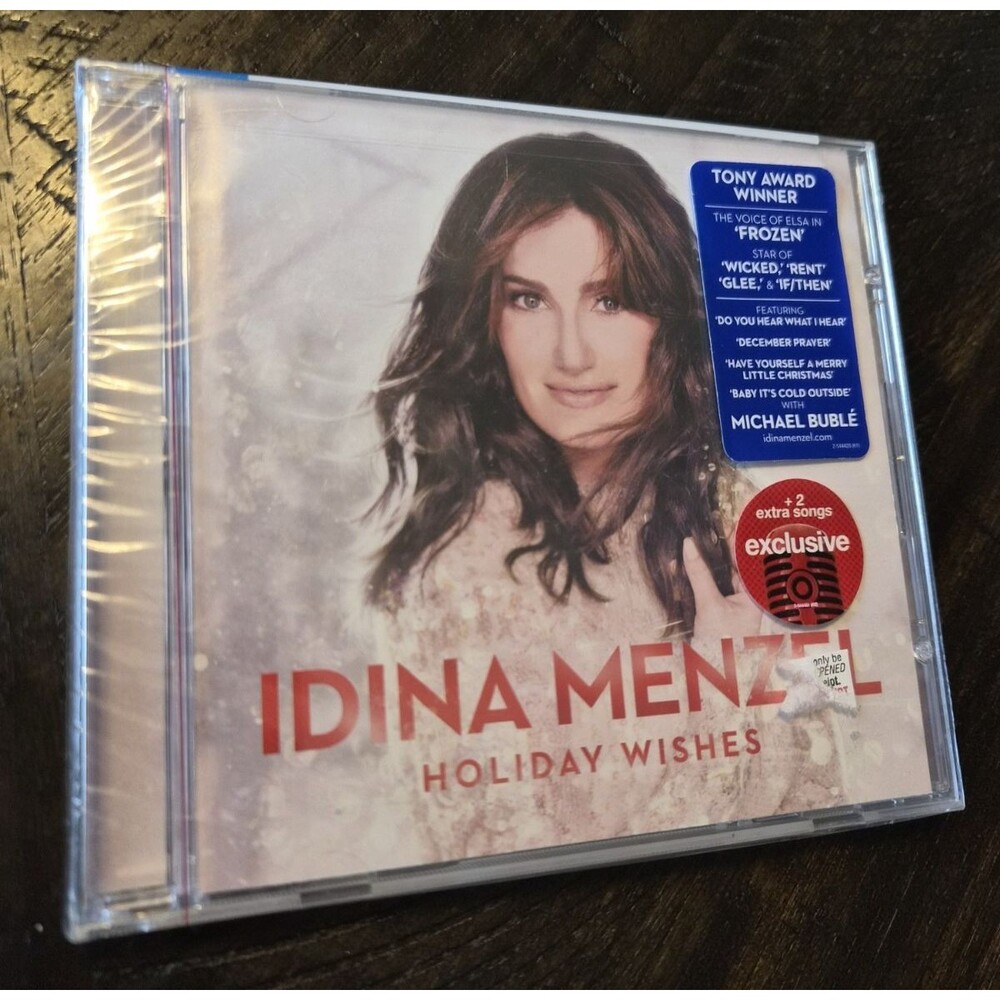IDINA MENZEL : HOLIDAY WISHES (CD) Brand New & Factory Sealed - Christmas Album